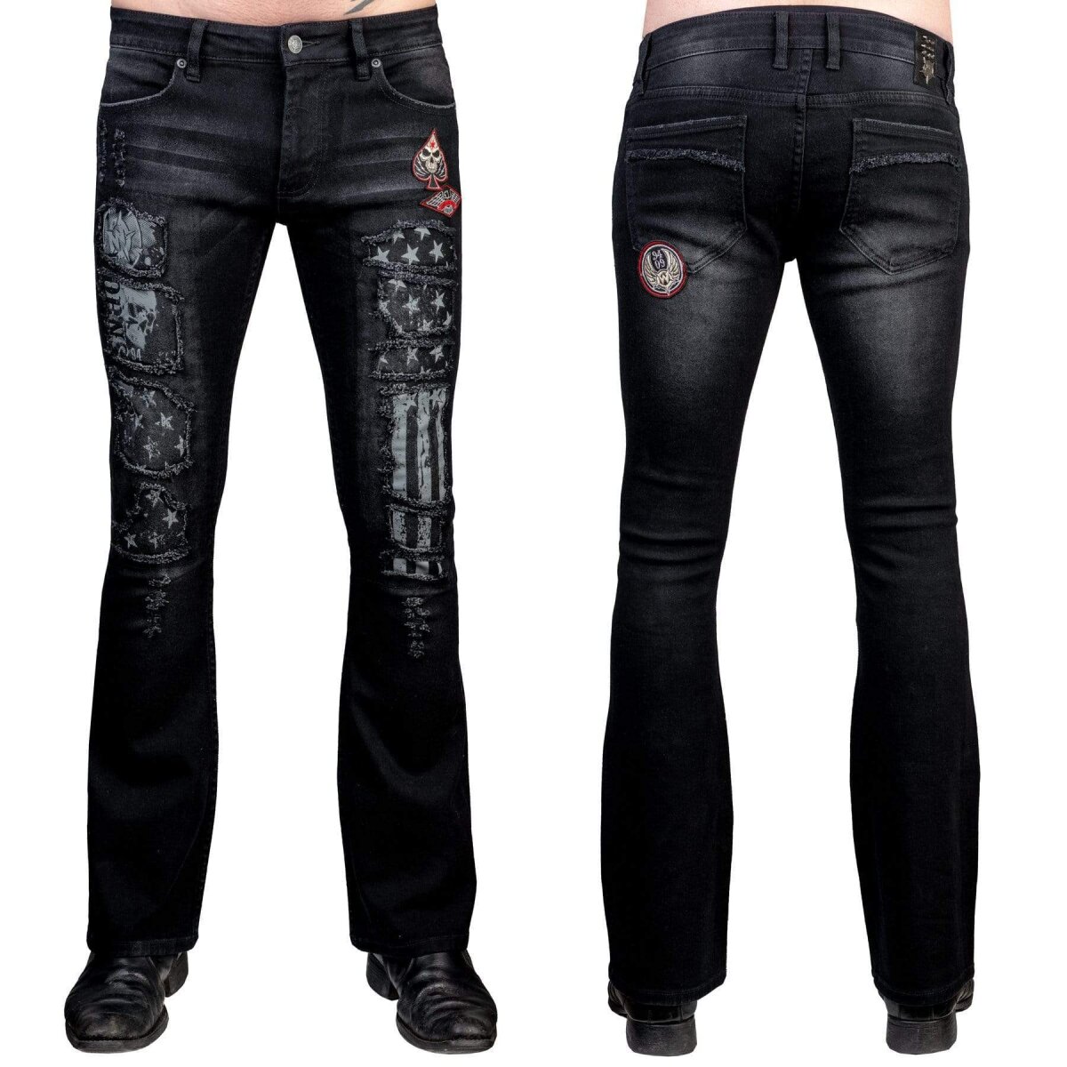 WORNSTAR Unisex All Access Collection Riven Jeans Schwarz Limited Release 27