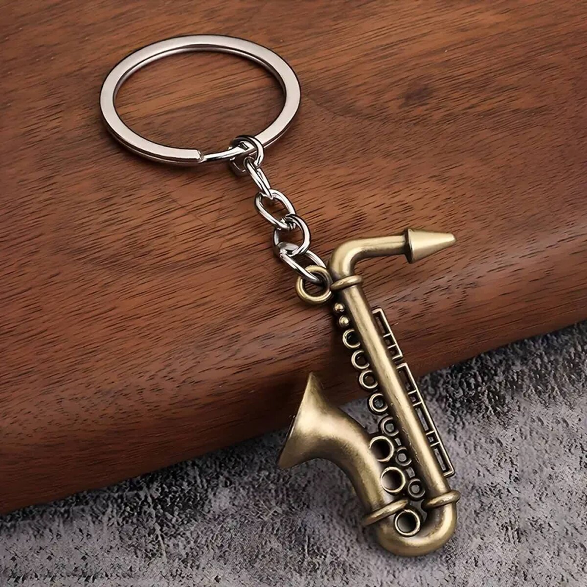 Preview: ROCK-HUS Saxophon Schlüsselanhänger