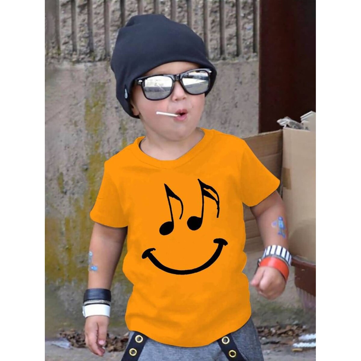 Preview: ROCK-HUS T-Shirt Smile Music