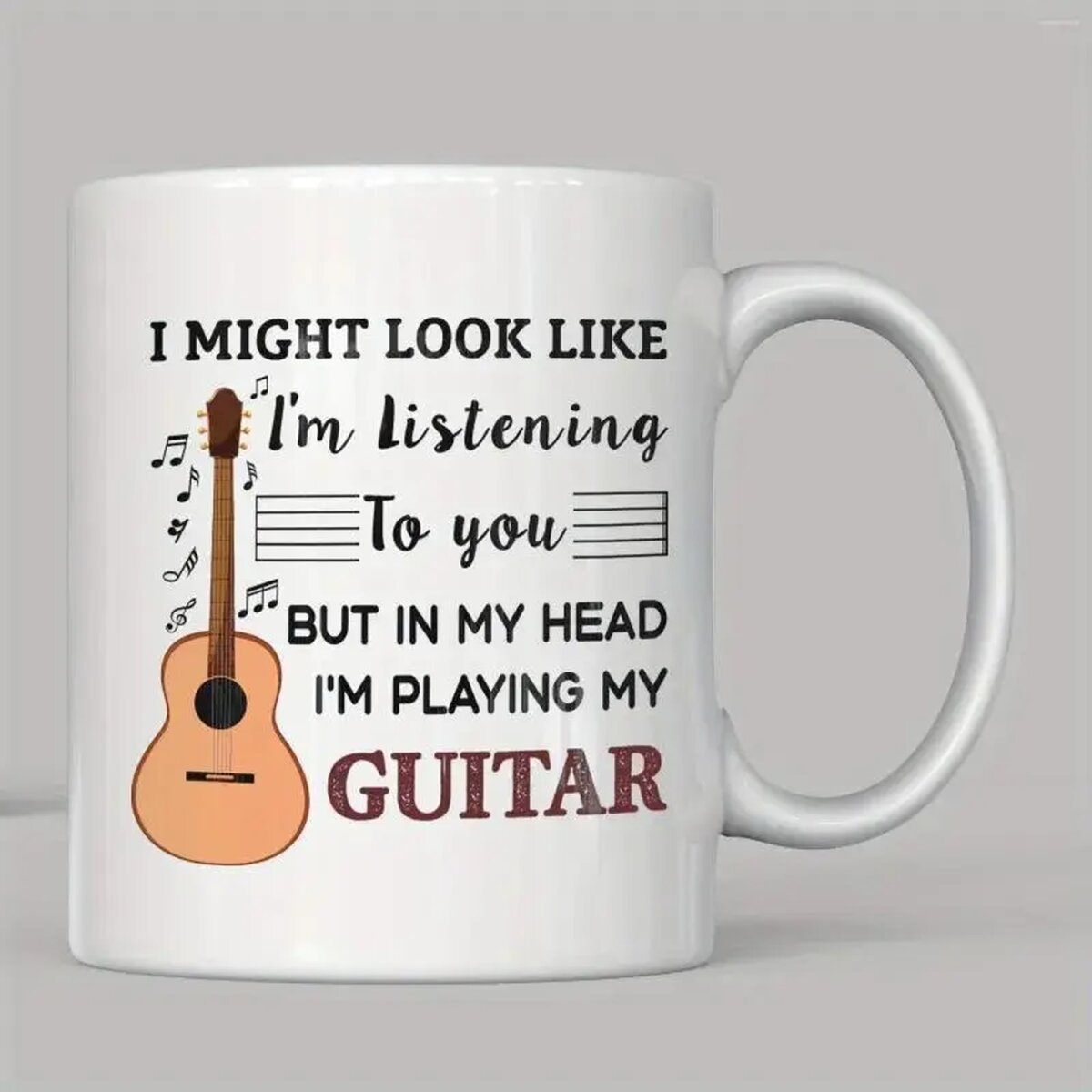 Preview: ROCK-HUS Tasse I Might Look Like... Head playing Guitar