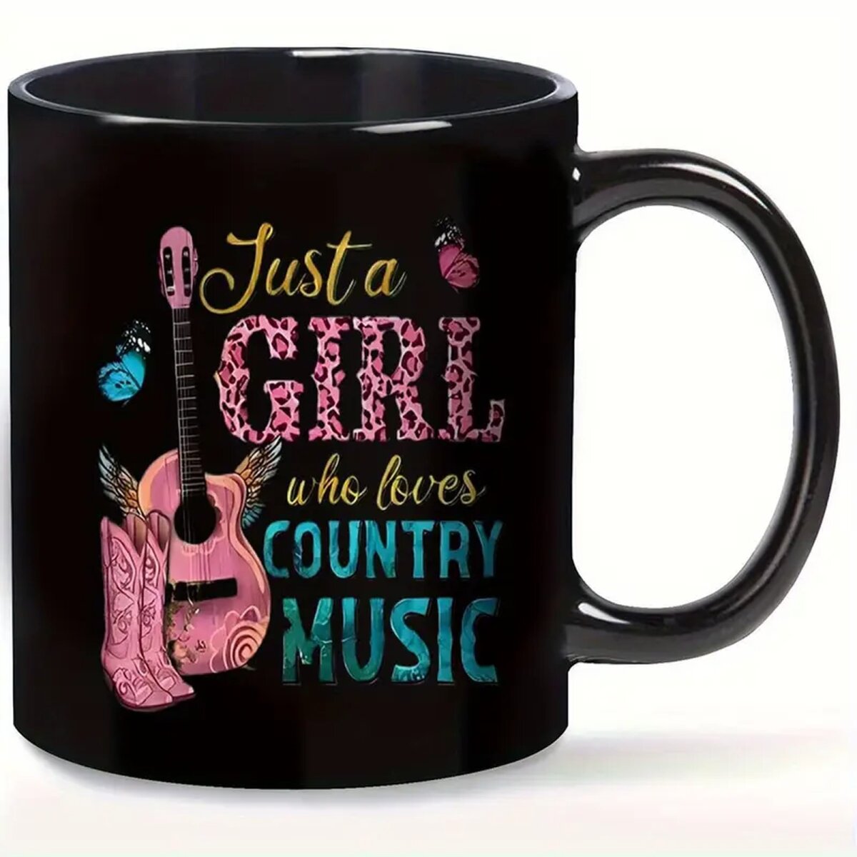 Preview: ROCK-HUS Tasse "Just a Girl who loves Country Music"