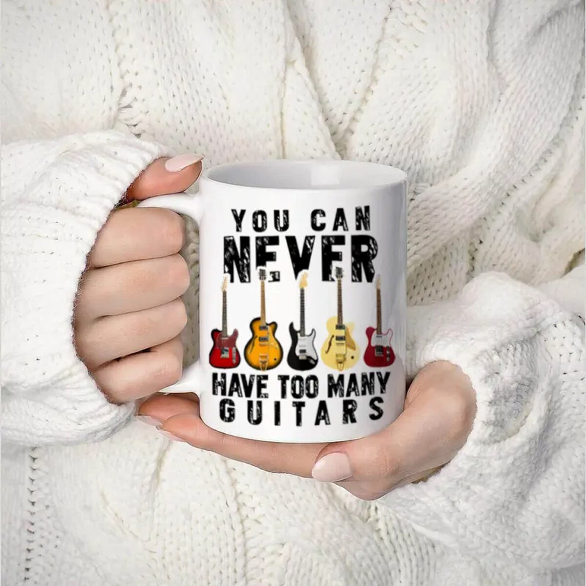 Preview: ROCK-HUS Tasse You can never have to many Guitars