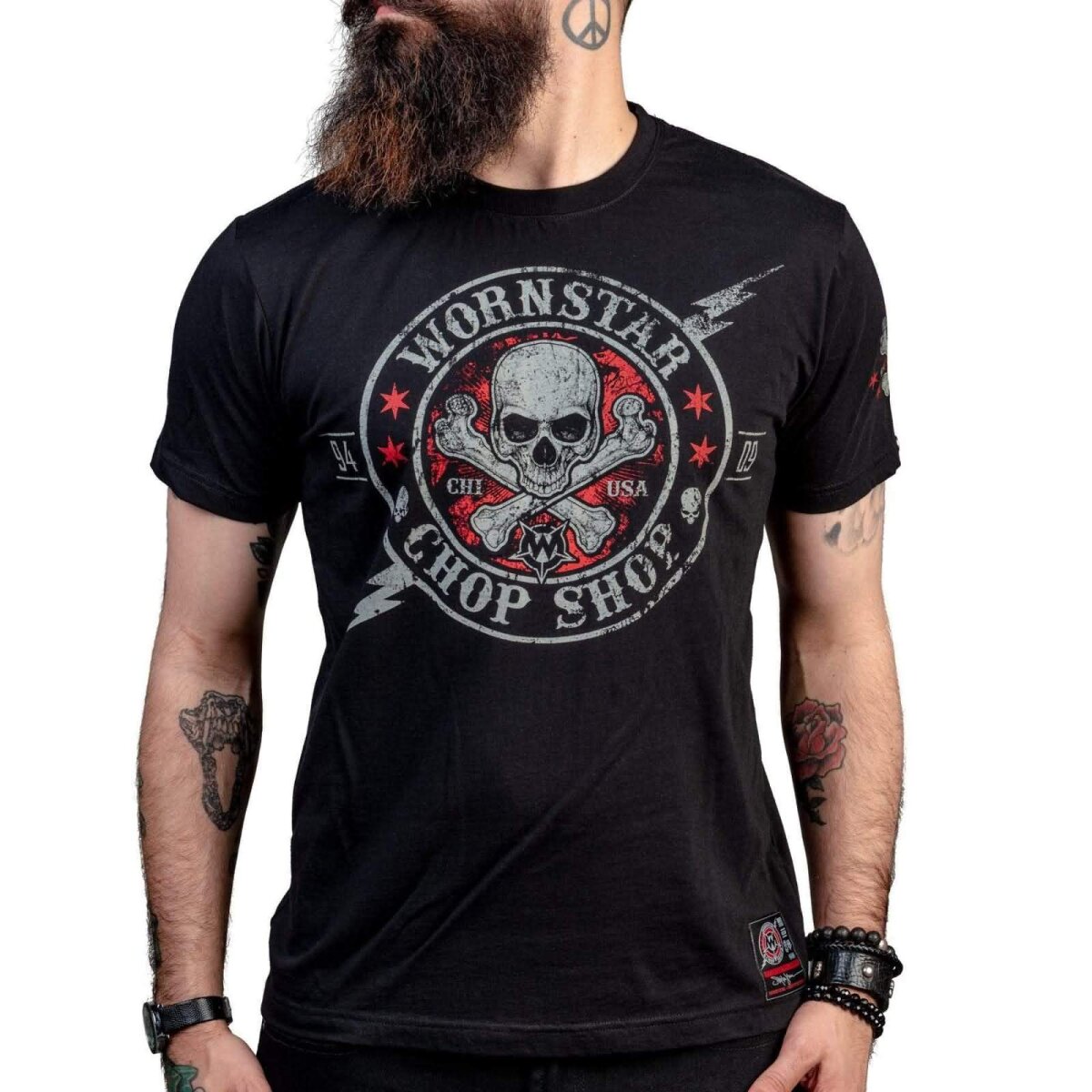 Preview: WORNSTAR Herren Artist Asylum Signature Series Electric Tee T-Shirt schwarz