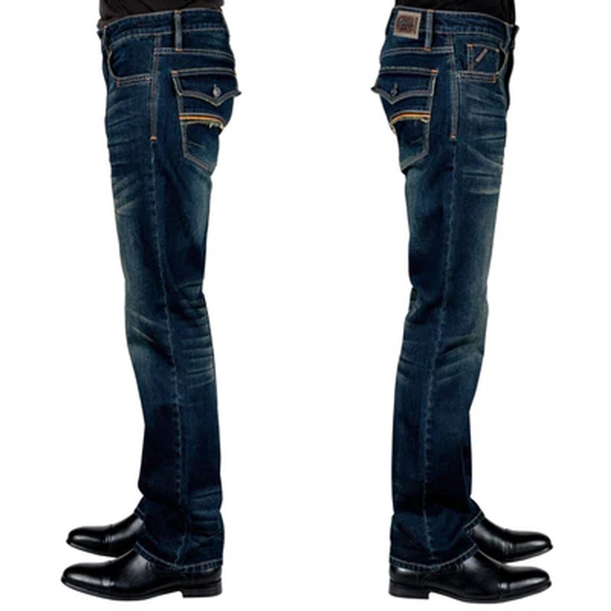 Preview: WORNSTAR Herren Essentials Collection Trailblazer Jeans Midnight Blue