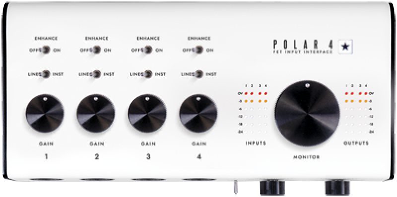 Preview: BLACKSTAR, Interface, Polar 4 FET Input, 4 Kanäle, Weiß