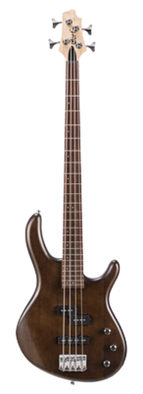 Preview: CORT Bassgitarre, Action PJ, Open Pore Walnut