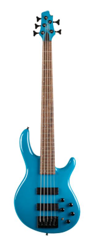Preview: CORT Bassgitarre, C5 Deluxe, 5-Saiter, Candy Blue