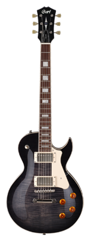 Preview: CORT E-Gitarre, CR250, Translucent Black