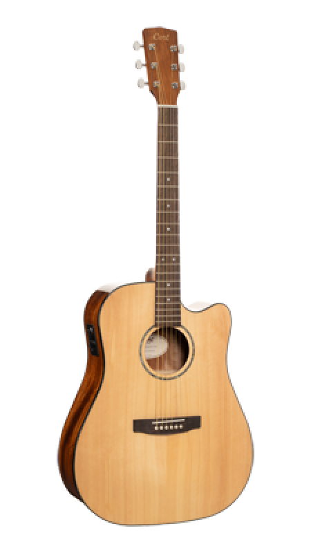 Preview: CORT Westerngitarre, EARTH 60CE, Natur, Preamp