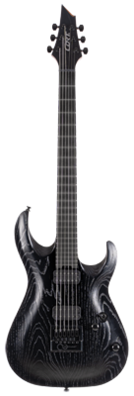 Preview: CORT E-Gitarre, KX700 Evertune, Open Pore Black, Tasche
