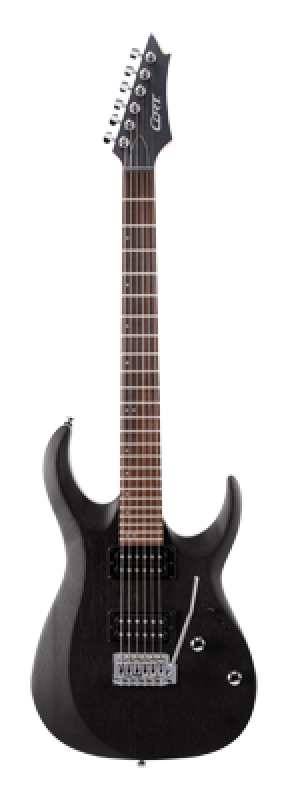 Preview: CORT E-Gitarre, X-100, Open Pore Black
