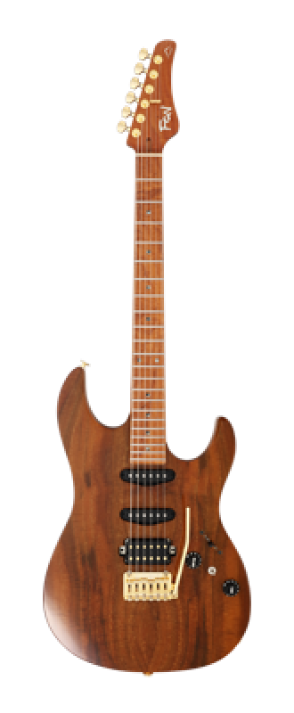 Preview: FGN E-Gitarre, Expert Odyssey DU EW, Vintage Natural, Koffer