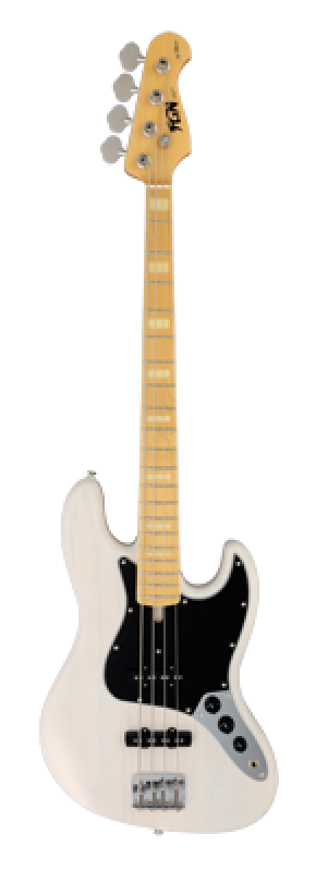 Preview: FGN Bassgitarre, Neo Classic JB-100, White Blonde, Gigbag