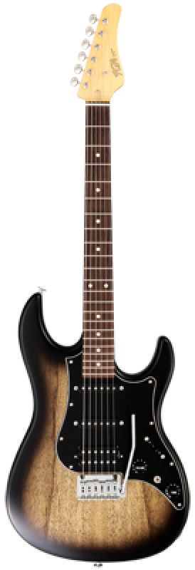 Preview: FGN E-Gitarre, J-Standard Odyssey Tradt., Dark Mocha Burst, Tasche