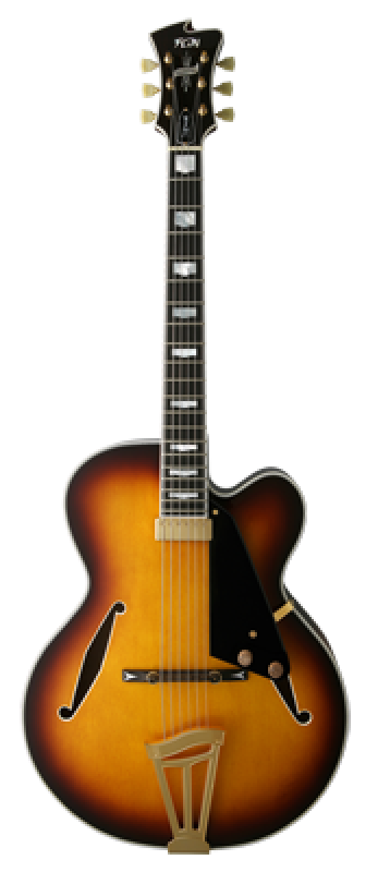 Preview: FGN E-Gitarre, Masterfield Jazz, FP, Jazz Burst, Koffer