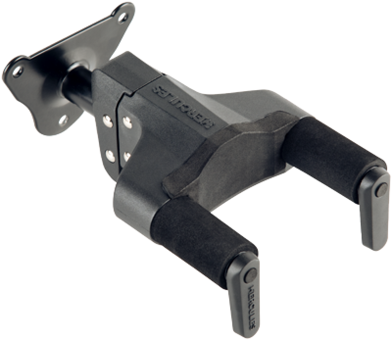 Preview: HERCULES Gitarrenwandhalter, AGS Plus, kurz, Metallsockel