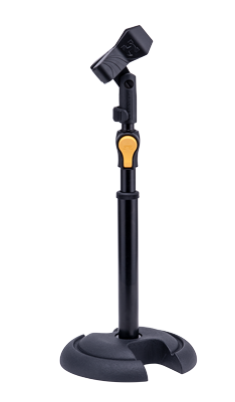 Preview: HERCULES Mikrofonständer, PLUS Version, 30,5-40cm, Guss-Sockel