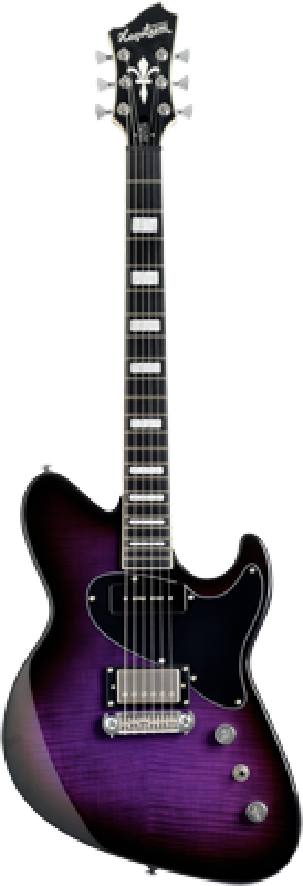 Preview: HAGSTROM E-Gitarre, Adina, Purple Burst