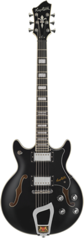 Preview: HAGSTROM E-Gitarre, Alvar, Black