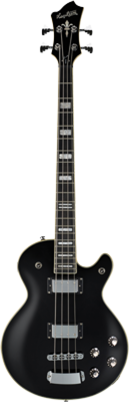Preview: HAGSTROM Bassgitarre, Swede, Black Gloss