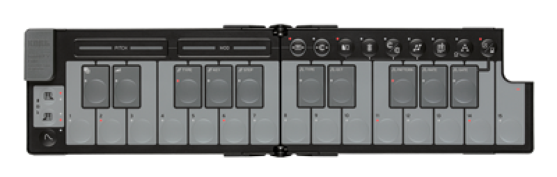 Preview: KORG USB-Controller, nanoKEY Fold, 25 Tasten, klappbar, schwarz