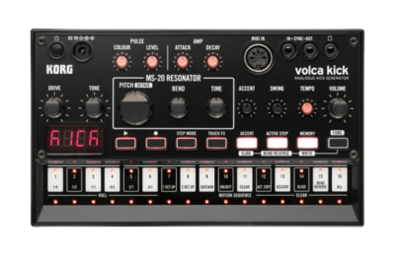 Preview: KORG Synthesizer, analog, volca kick, KickBass-Sounds, Sequenzer