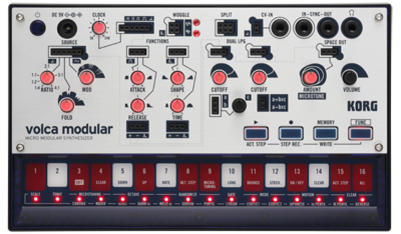 Preview: KORG Synthesizer, analog, volca modular, semi-modular, Sequenzer, Patc