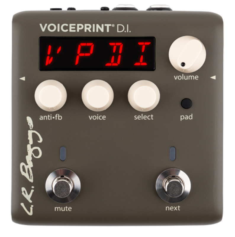 Preview: L.R.BAGGS Preamp, VOICEPRINT DI, DI-Pedal, mit Voiceprint Technologie
