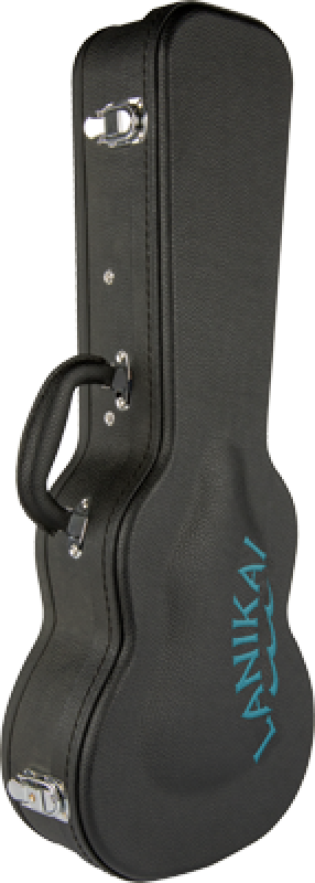 Preview: LANIKAI Koffer, für Tenorukulele, schwarz, Logo gestickt