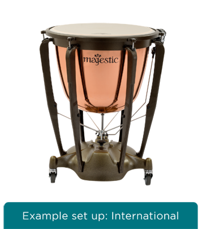 Preview: MAJESTIC Pauke, Symphonic Grand Series, 20", Kupfer, poliert, tiefgez.