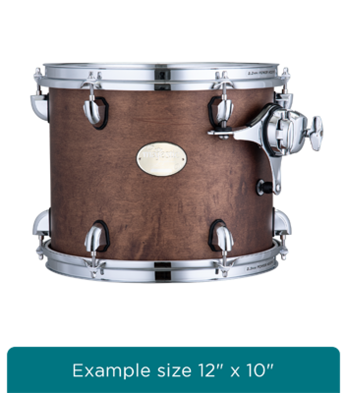 Preview: MAJESTIC Konzert Tom, Prophonic Series, 6" x 8", Doppelfell, Dark Coff