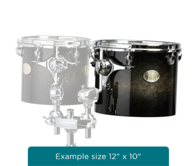 Preview: MAJESTIC Konzert Tom, Prophonic Series, 6"x8", Black Dawn