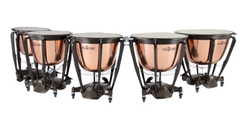 Preview: MAJESTIC Pauke, Symphonic Series, 26", Kupfer, gehämmert, tiefgezogen,