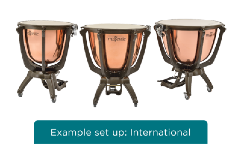 Preview: MAJESTIC Pauke, Prophonic Series, 20", Kupfer, poliert, tiefgezogen, d