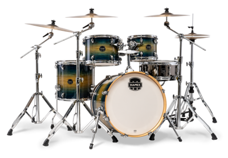 Preview: MAPEX Shellset, Armory, Fusion, mit Rosette, Rainforest Burst #ET