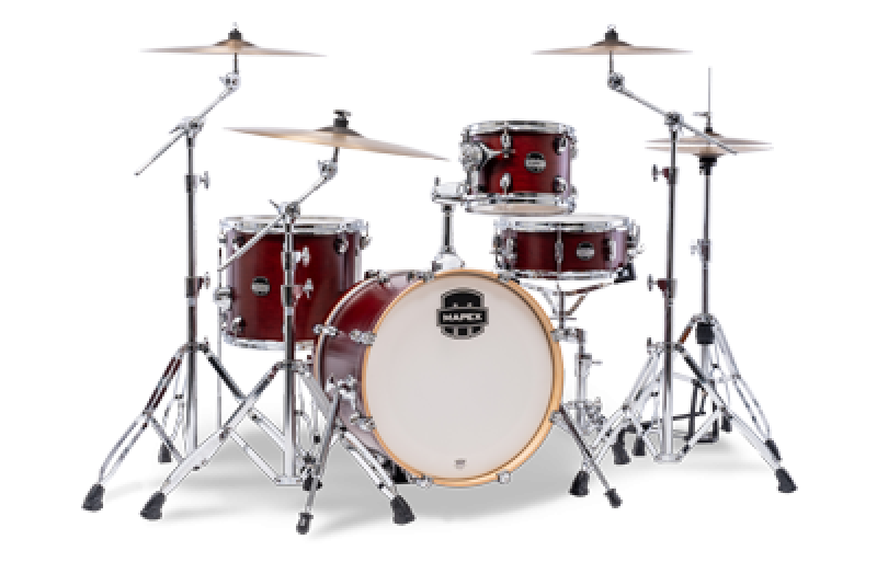 Preview: MAPEX Shellset, Mars Maple, Bebop, Merlot Satin #WI
