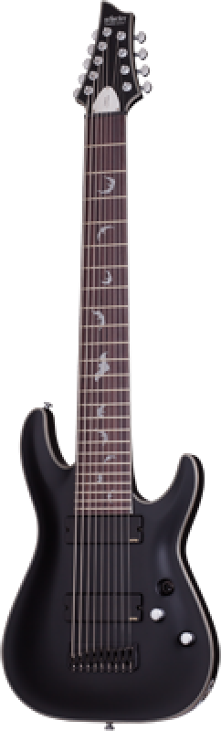 Preview: SCHECTER E-Gitarre, Damien Platinum-9, Satin Black