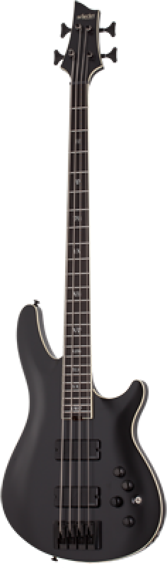 Preview: SCHECTER Bassgitarre, SLS Elite 4 Evil Twin, Satin Black