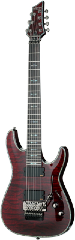 Preview: SCHECTER E-Gitarre, Hellraiser C-7 FR, Black Cherry