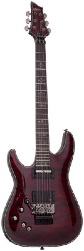 Preview: SCHECTER E-Gitarre, Hellraiser C-1 FR S, Black Cherry, Linkshänder