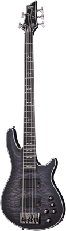 Preview: SCHECTER Bassgitarre, Hellraiser Extreme-5, See-Thru Black Satin