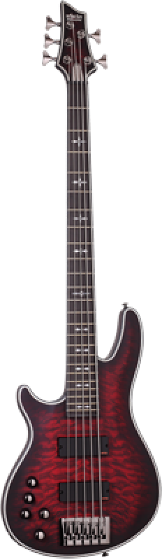 Preview: SCHECTER Bassgitarre, Hellraiser Extreme-5, Crimson Red Burst Satin, L