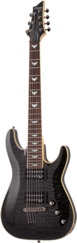 Preview: SCHECTER E-Gitarre, Omen Extreme 7, See-Thru Black