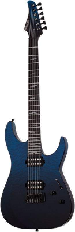 Preview: SCHECTER E-Gitarre, Reaper 6 Elite, Deep Ocean Blue