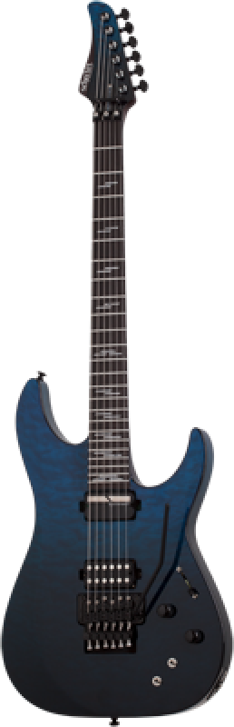 Preview: SCHECTER E-Gitarre, Reaper 6 FR S Elite, Deep Blue Ocean