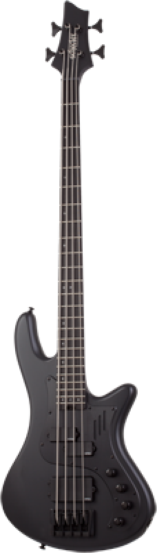 Preview: SCHECTER Bassgitarre, Stiletto-4 Stealth Pro EX, Satin Black