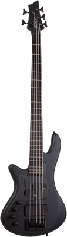 Preview: SCHECTER Bassgitarre, Stiletto-5 Stealth Pro, Satin Black, Linkshänder
