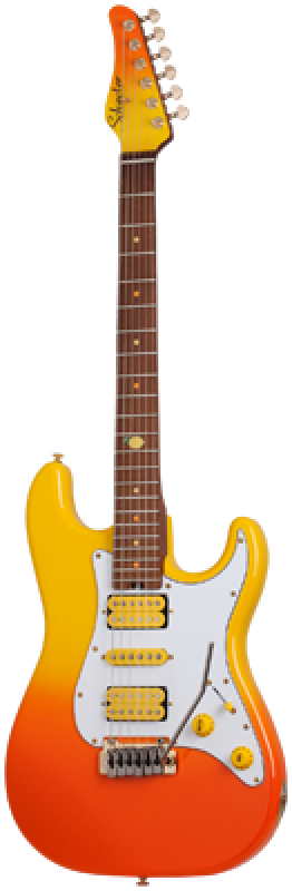 Preview: SCHECTER E-Gitarre, Signature Tori Ruffin Freak Juice Traditional, JM