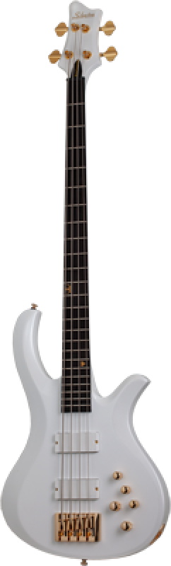 Preview: SCHECTER Bassgitarre, FreeZesicle-4, Metallic White