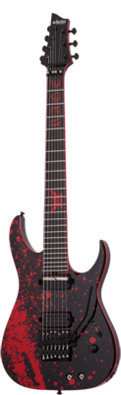 Preview: SCHECTER E-Gitarre, Signature, Sullivan King Banshee-7 FR S, Obsidian